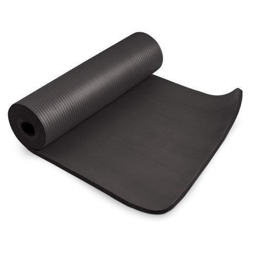 Мат для фітнесу  Hop-Sport HS-N015GM 1,5 см black - фото №4